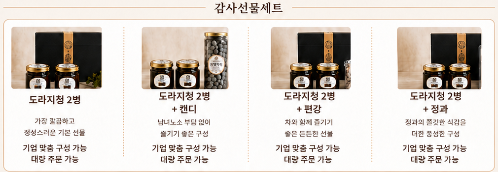 감사선물세트 구성